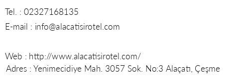 Alaat Sr Otel telefon numaralar, faks, e-mail, posta adresi ve iletiim bilgileri